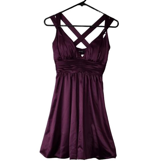 NWT Silk Arden B. Burgundy Merlot Dress - Picture 2 of 6